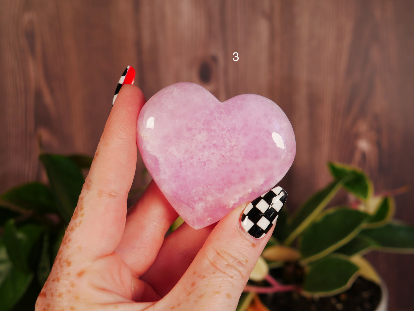 Pink Aragonite Heart [various]