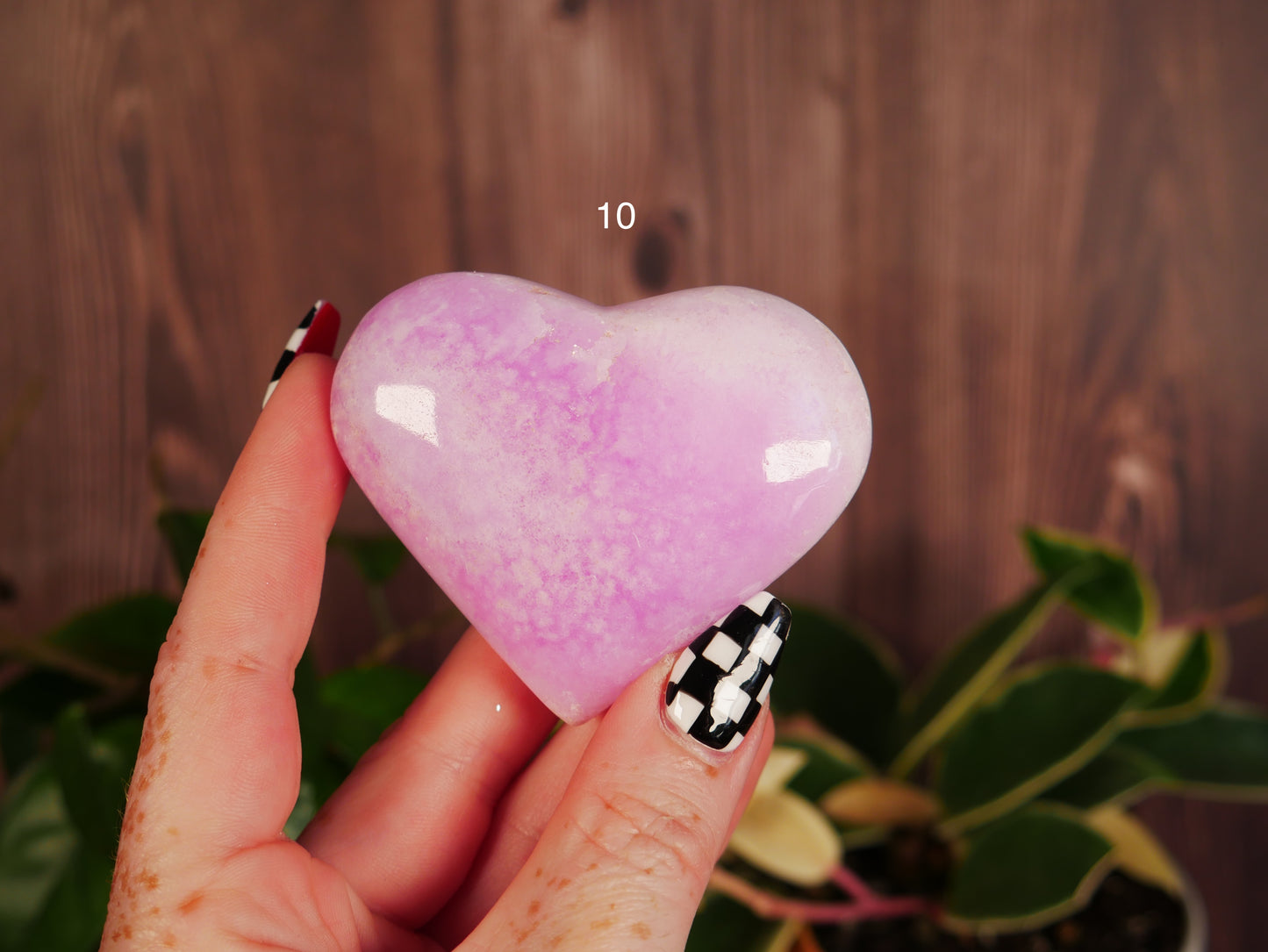 Pink Aragonite Heart [various]