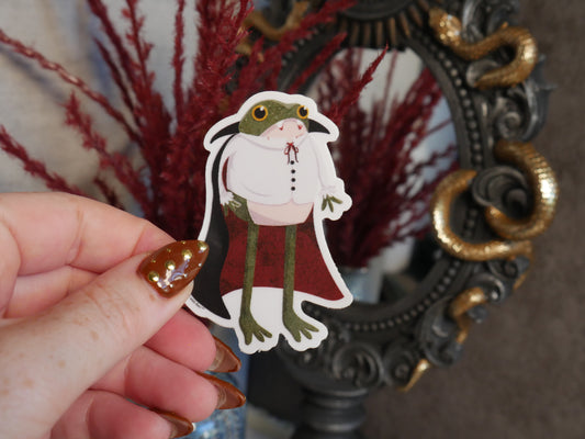 Vampire Frog Sticker