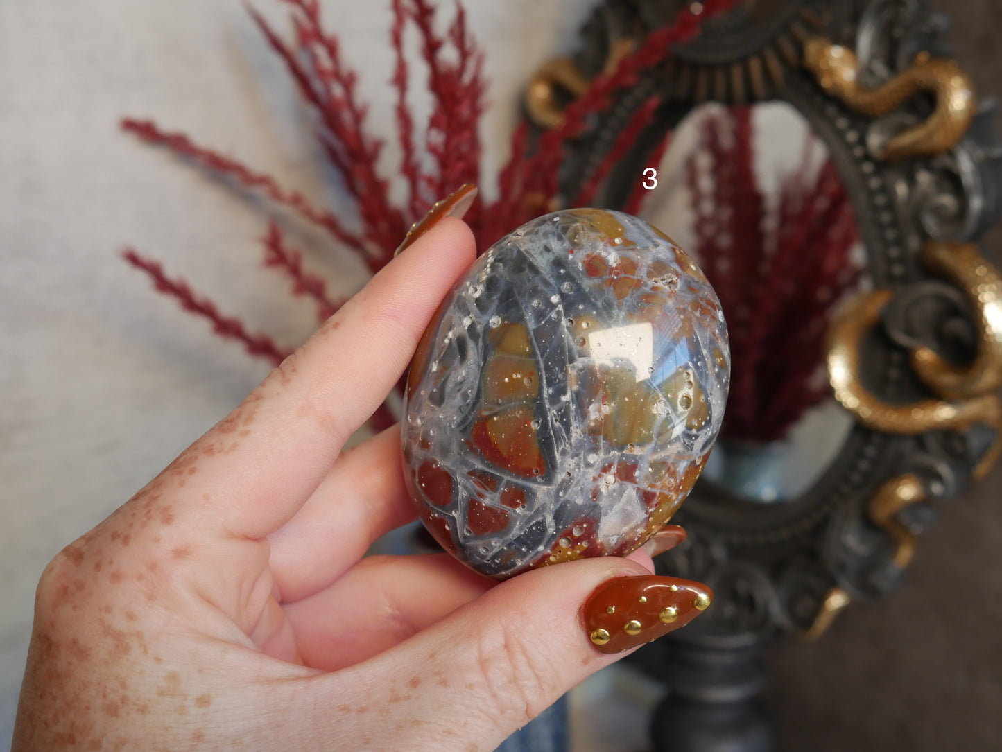 Indonesian Jasper Palm Stone [various]