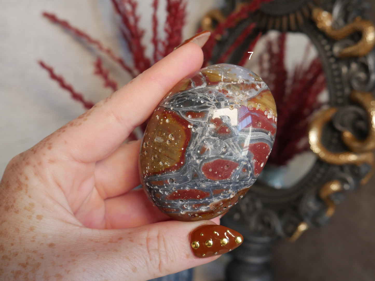 Indonesian Jasper Palm Stone [various]