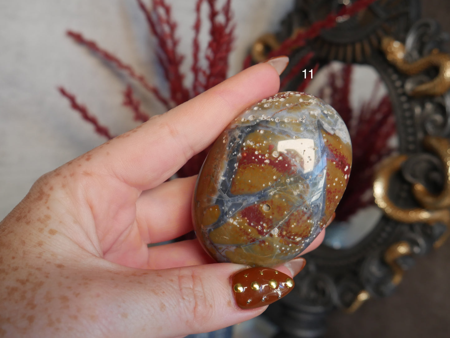 Indonesian Jasper Palm Stone [various]