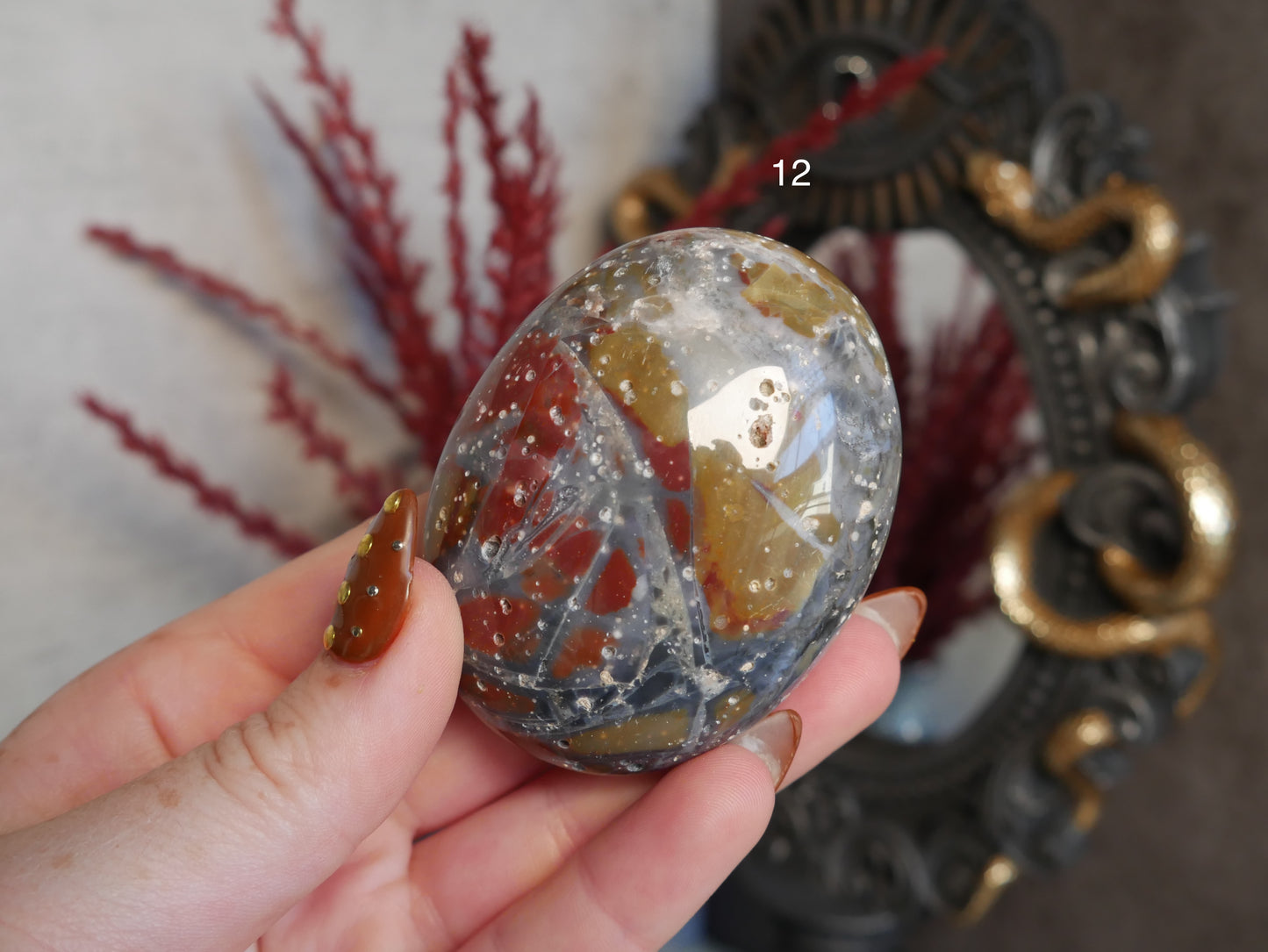 Indonesian Jasper Palm Stone [various]