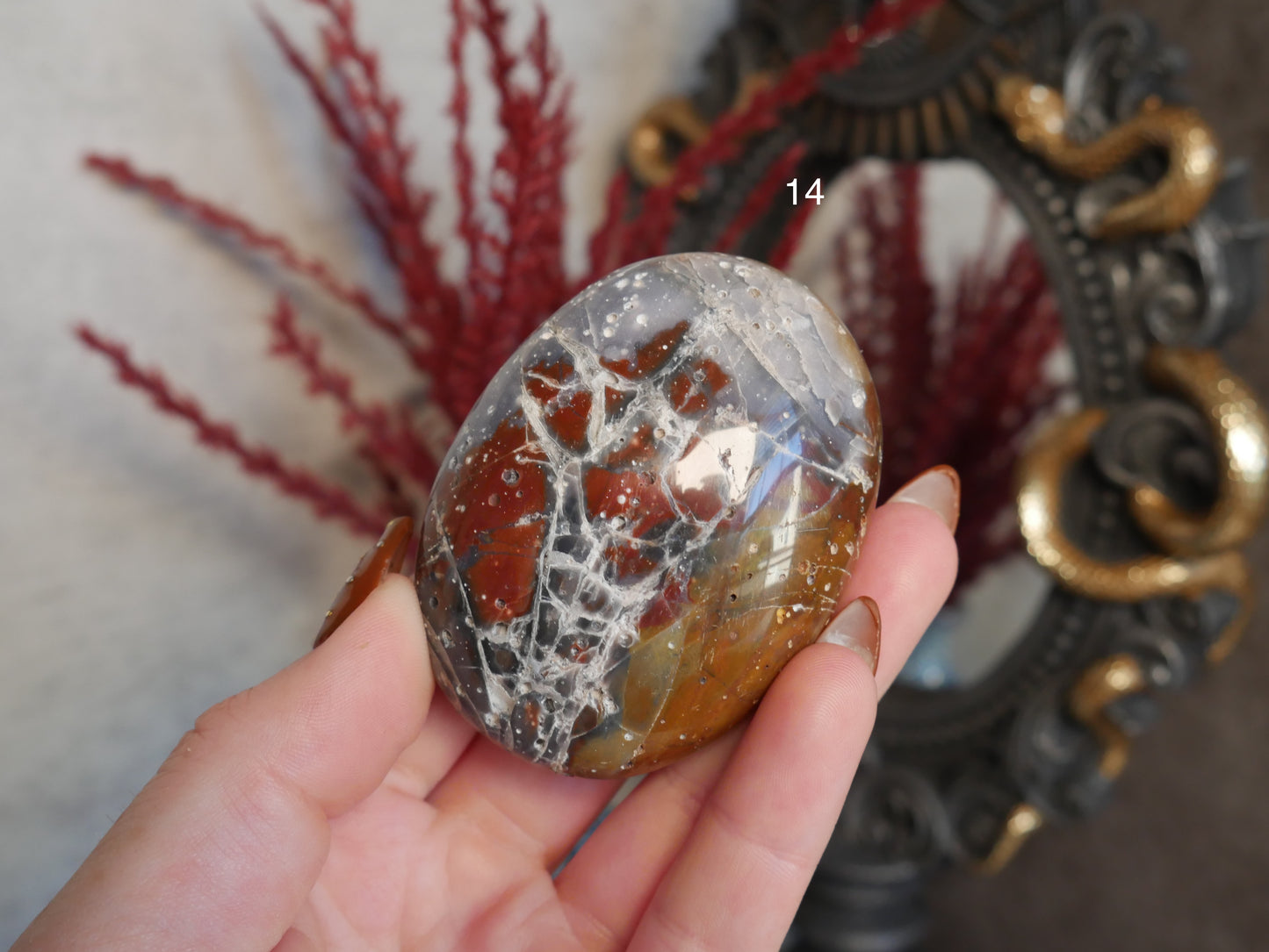 Indonesian Jasper Palm Stone [various]