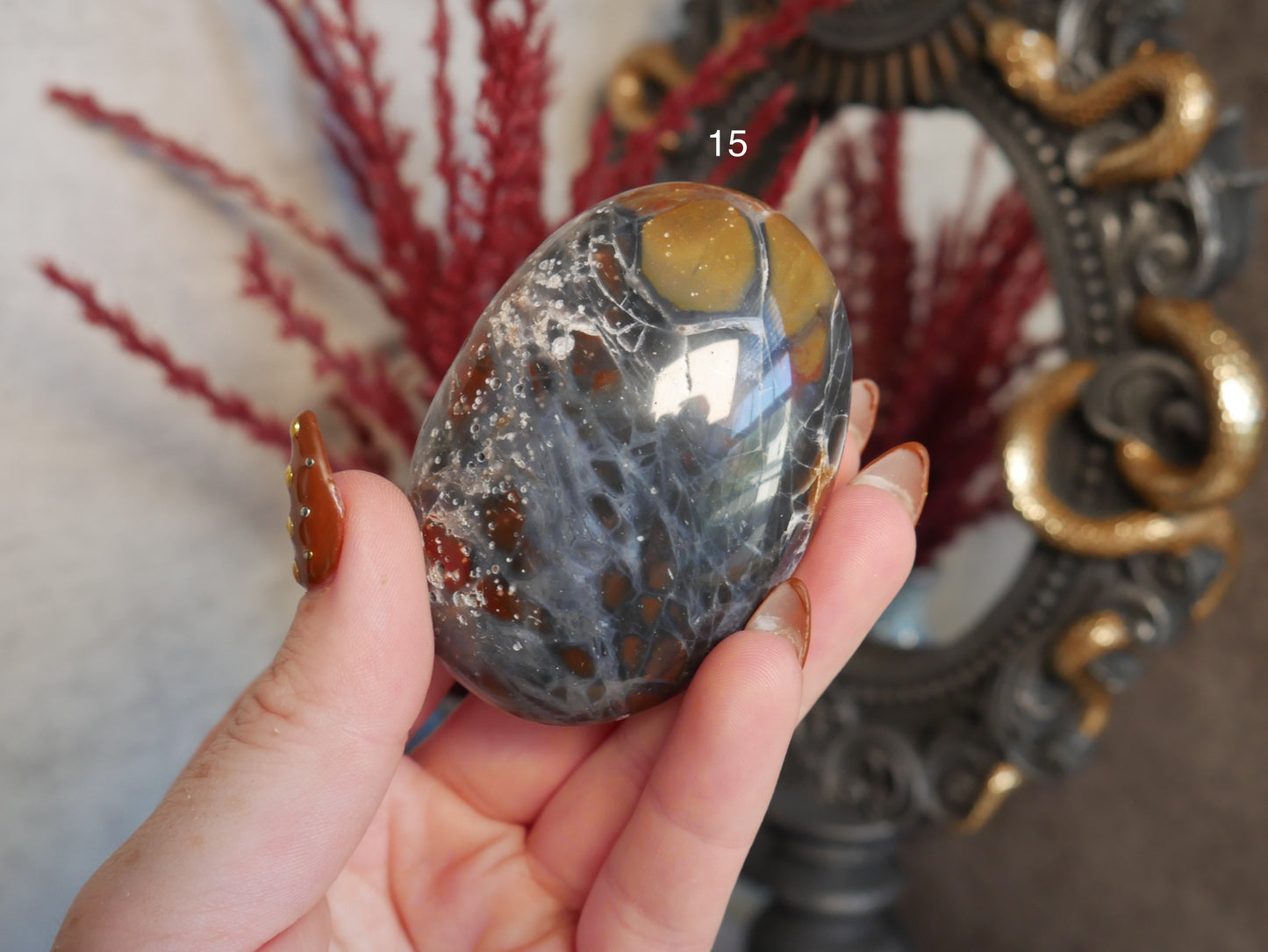 Indonesian Jasper Palm Stone [various]