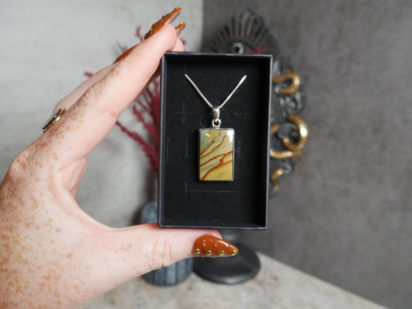 Bogwood Jasper Pendant