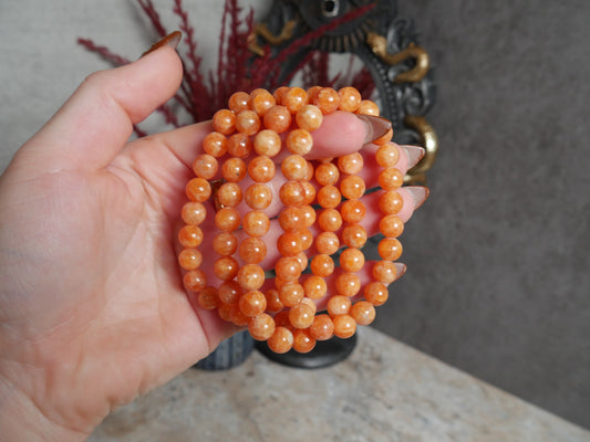 Tangerine Calcite Bracelet