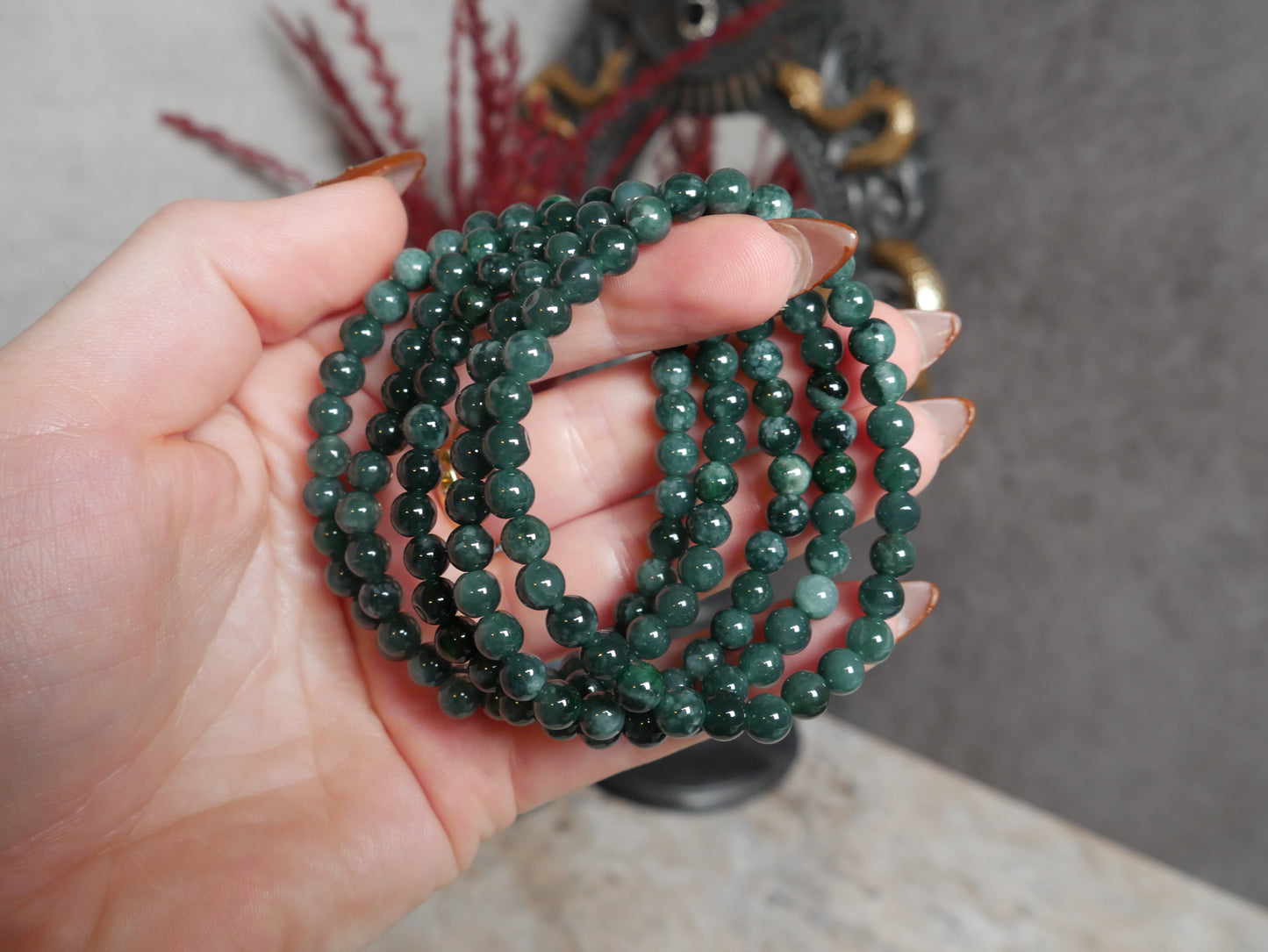 Guatemalan Jade Bracelet - Round