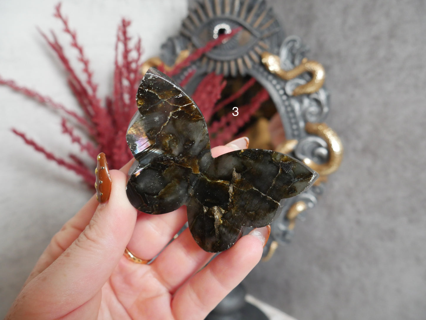 Labradorite 3D Butterflies [various]