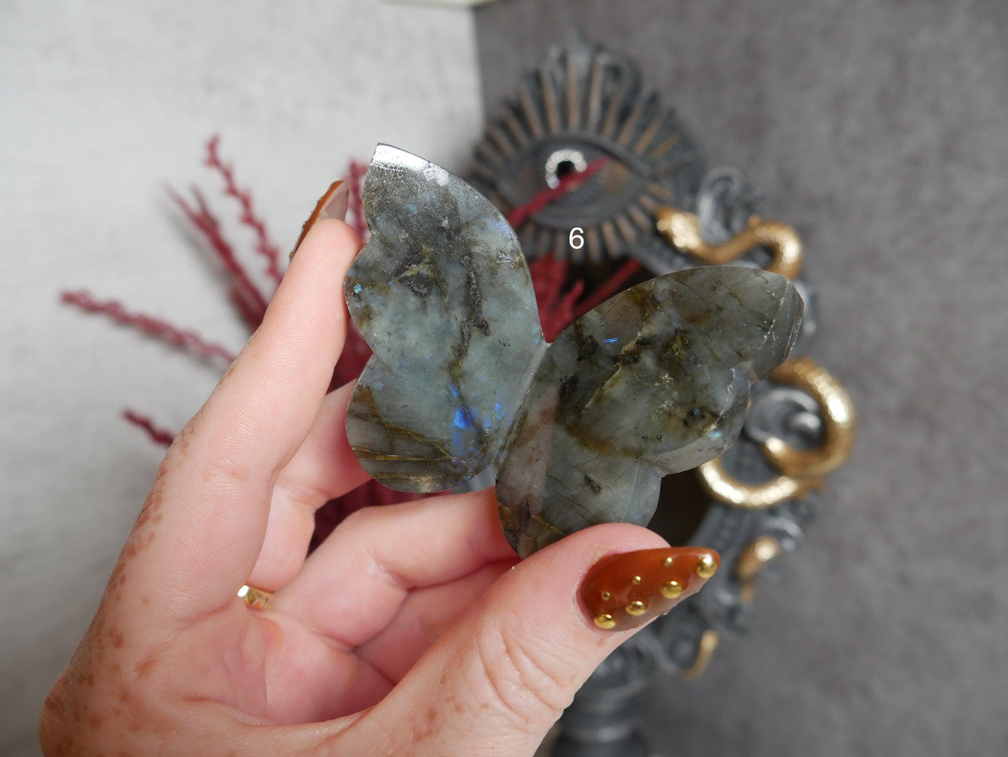 Labradorite 3D Butterflies [various]