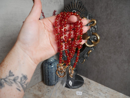Carnelian Phone Chain
