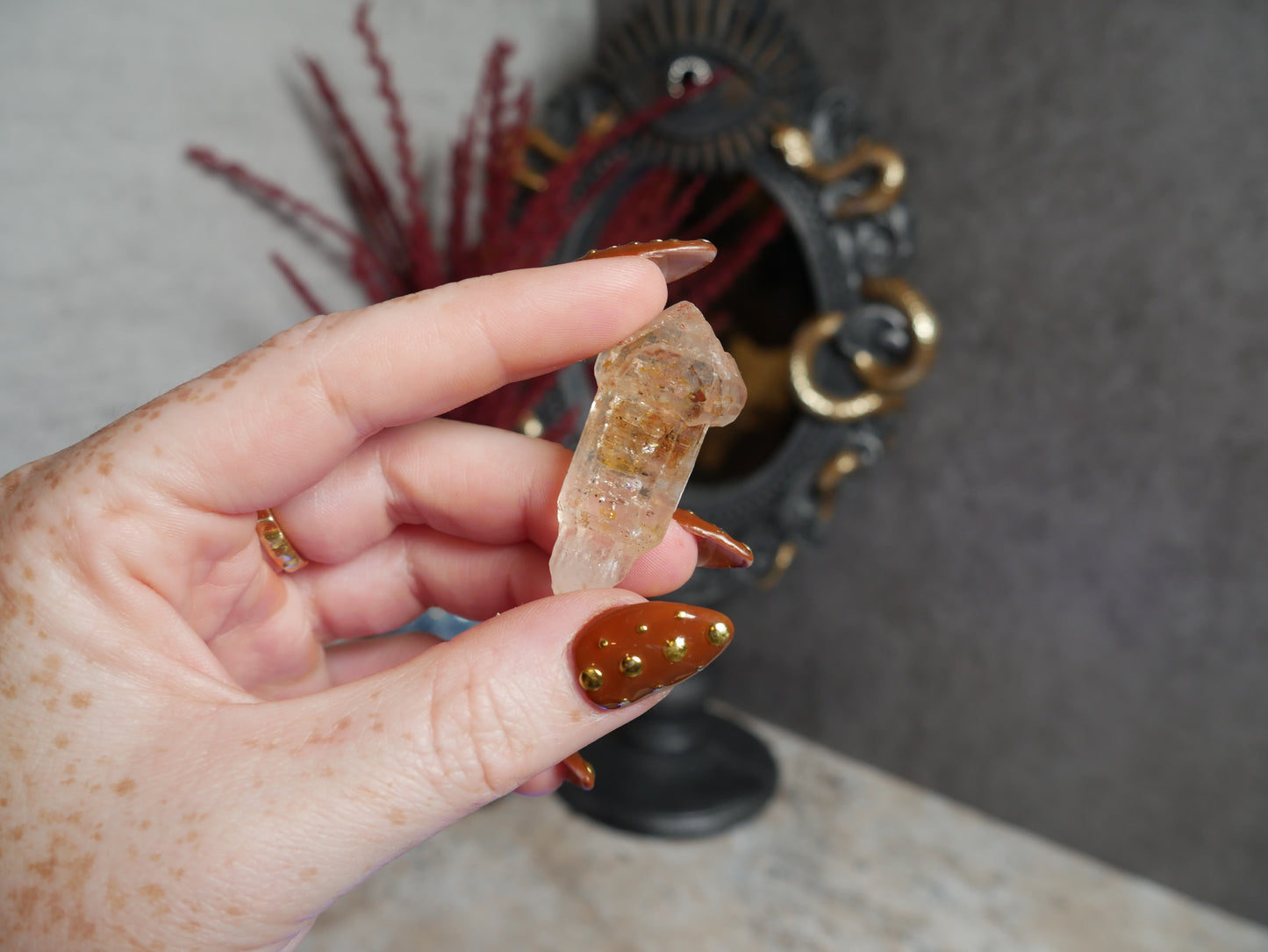 Petroleum "Firefly" Quartz 34