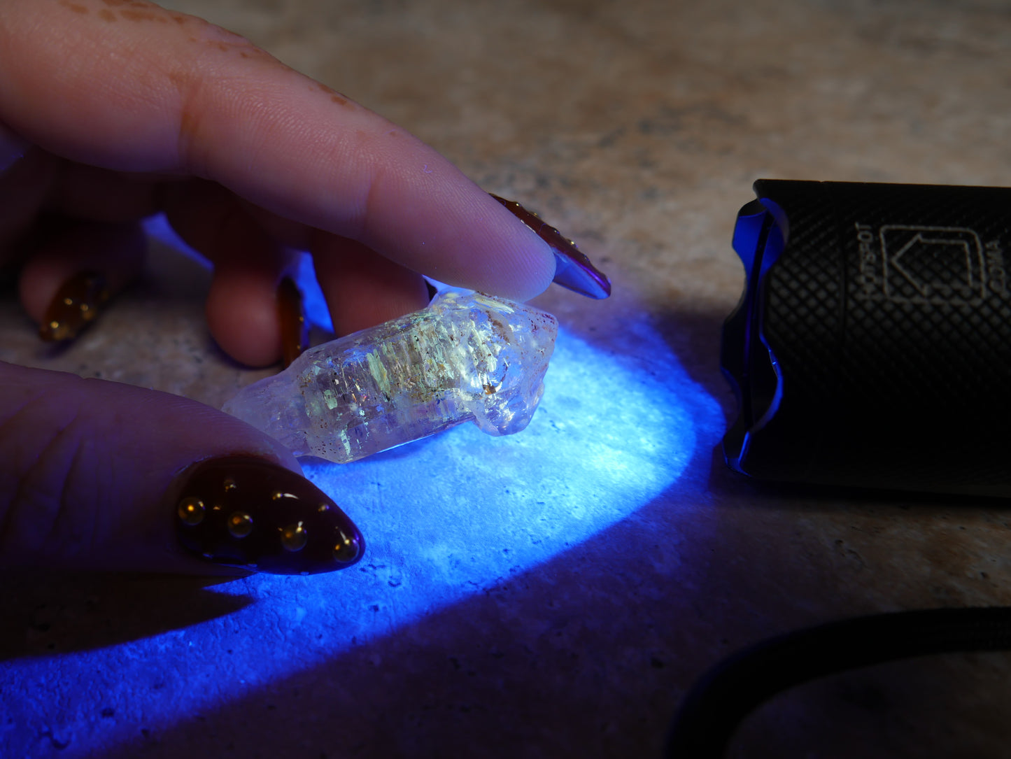 Petroleum "Firefly" Quartz 34