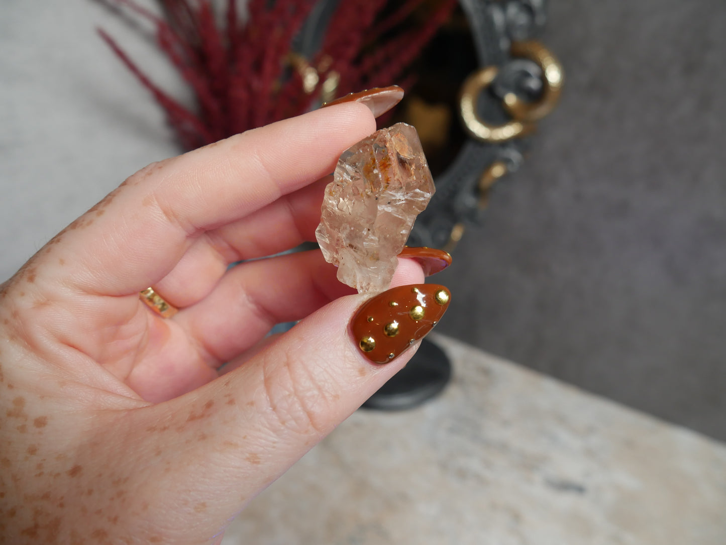 Petroleum "Firefly" Quartz 38