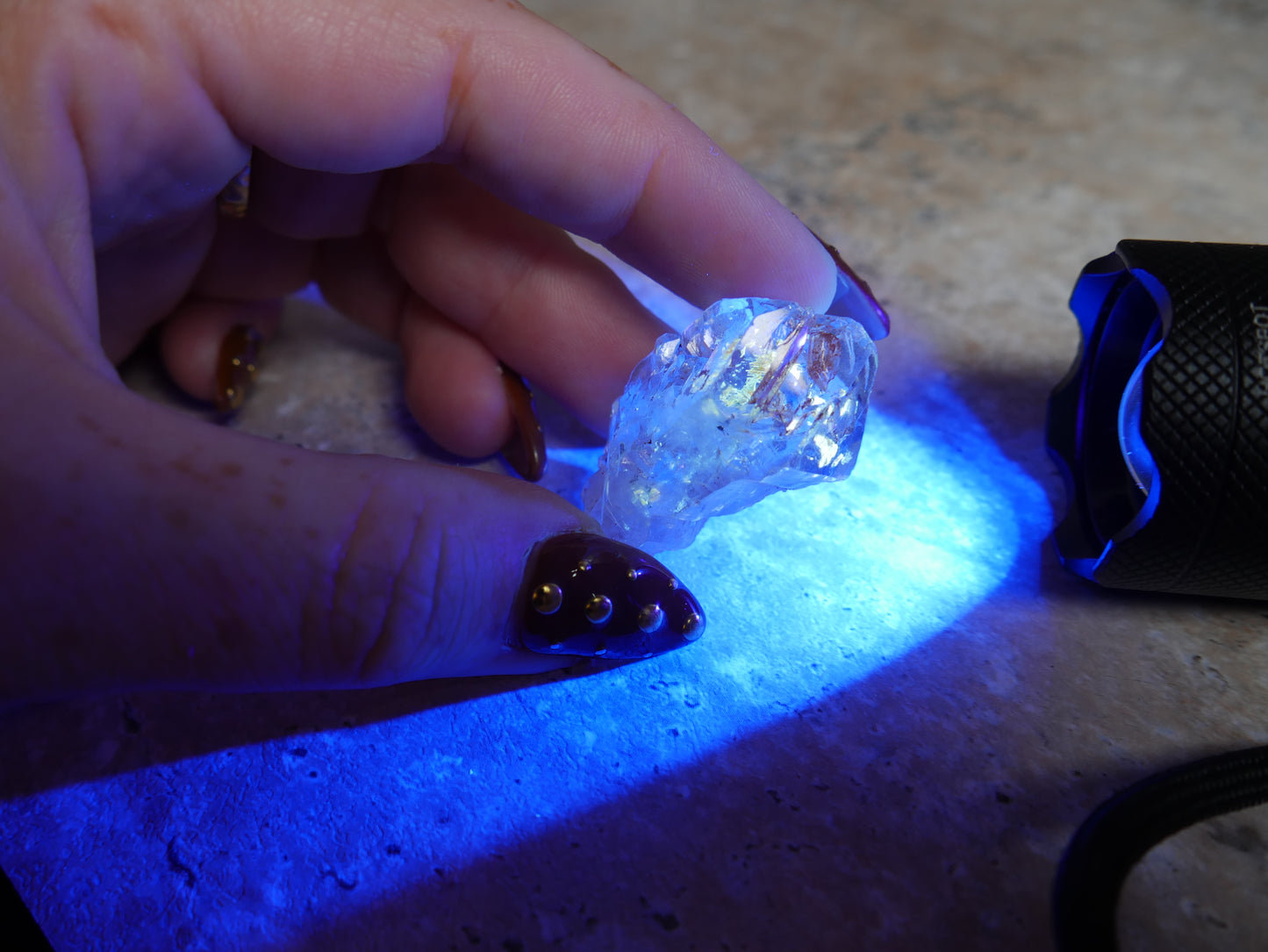 Petroleum "Firefly" Quartz 38