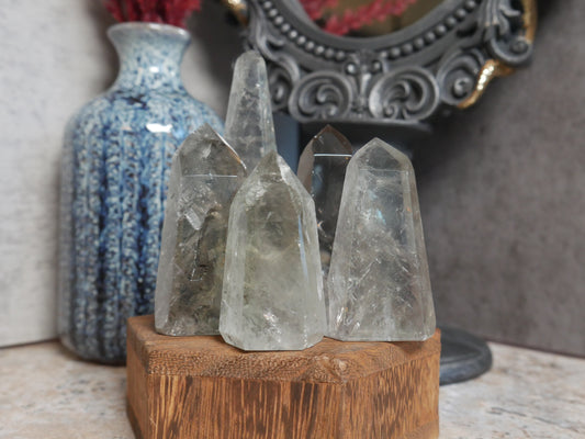 Prasiolite (Green Amethyst) Towers [various]