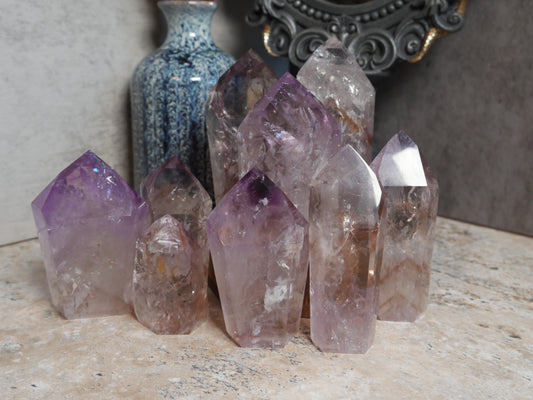 Amethyst with Powellite Towers [various] 1-20