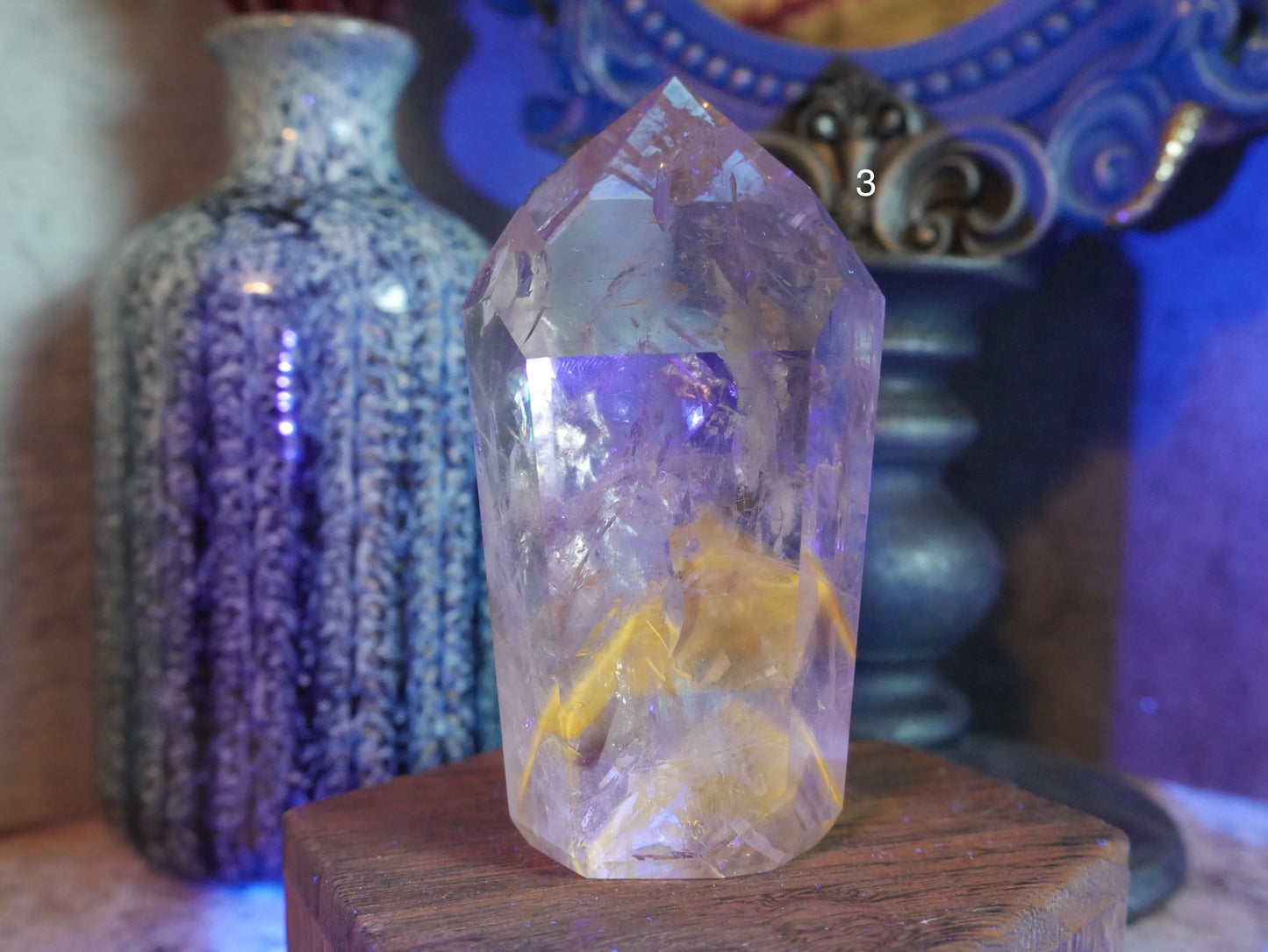 Amethyst with Powellite Towers [various] 1-20