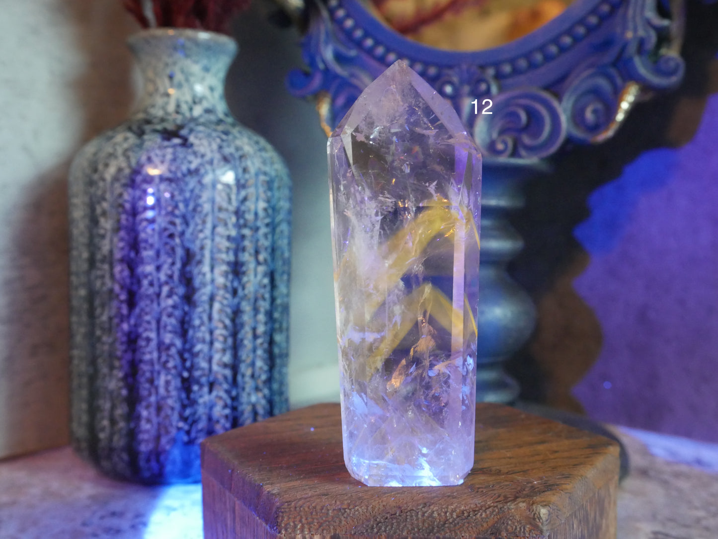 Amethyst with Powellite Towers [various] 1-20