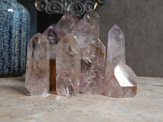 Amethyst with Powellite Towers [various] 21-45