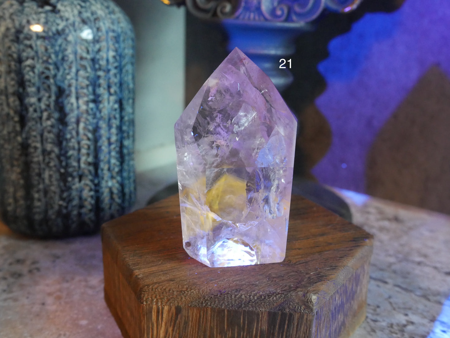 Amethyst with Powellite Towers [various] 21-45