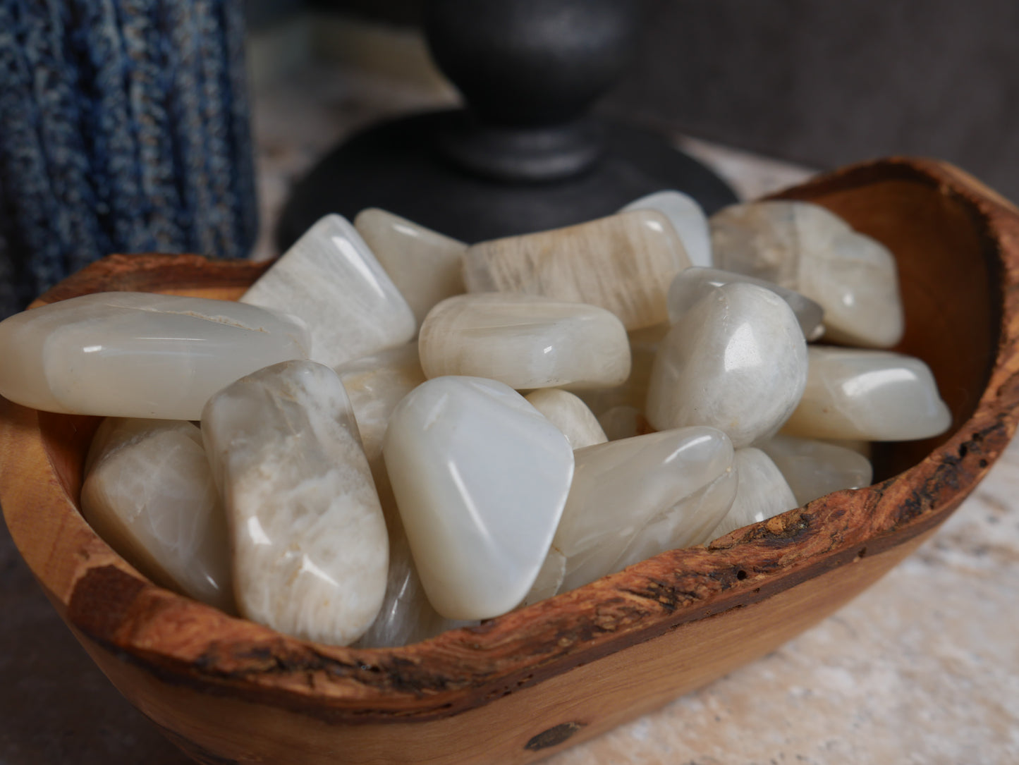 Creamy White Moonstone Tumble