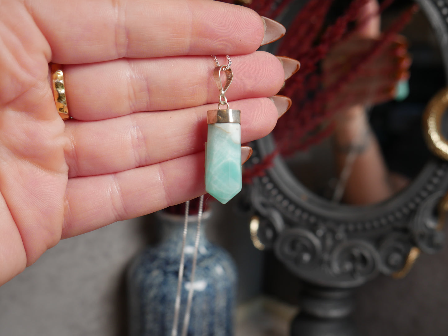 Smithsonite Pendant - F