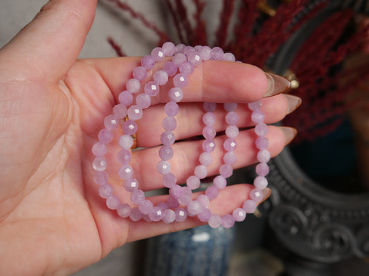 Faceted Kunzite Bracelet