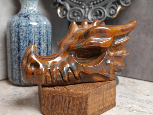 Tiger Iron Dragon Skull