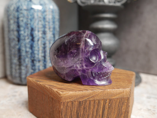 Amethyst Skull