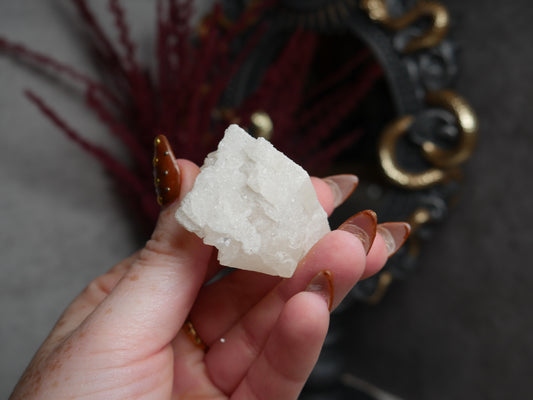 Apophyllite Coated Calcite #14