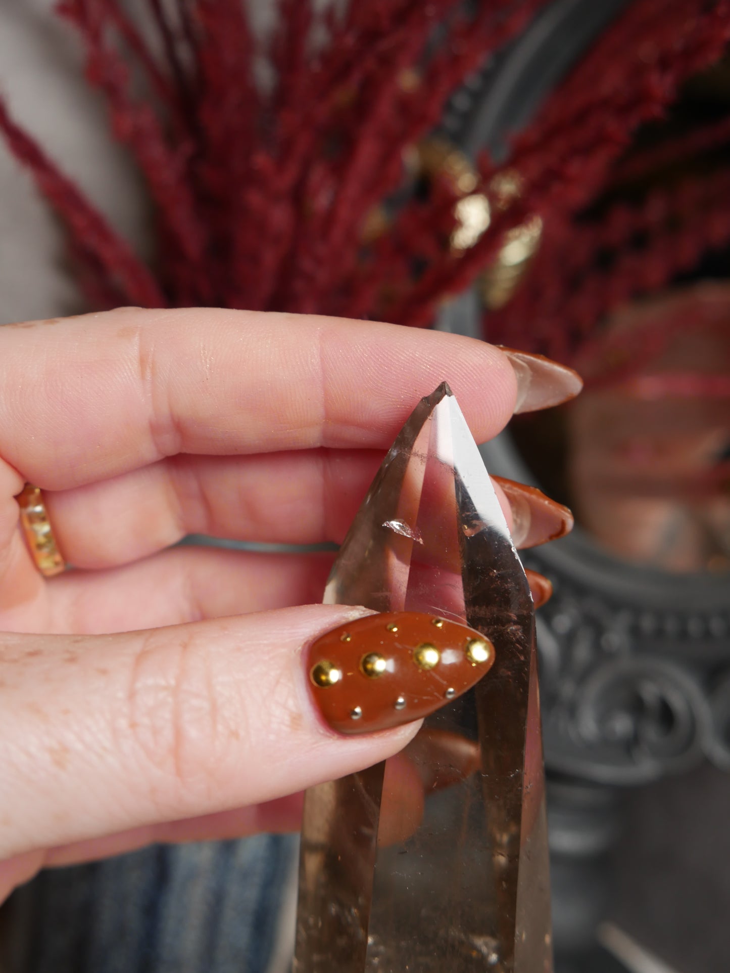 Smokey Quartz Teardrops [various]