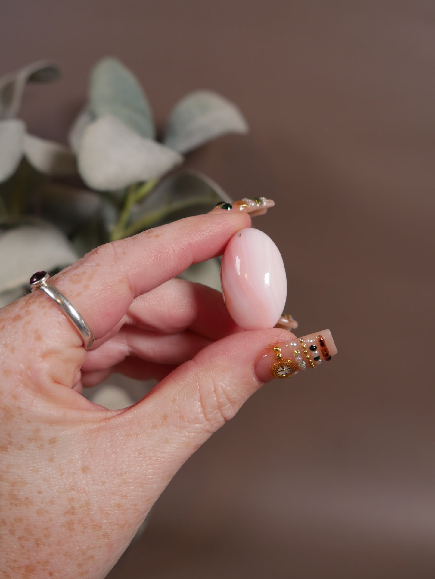 Peruvian Pink Opal Shiva [42v]