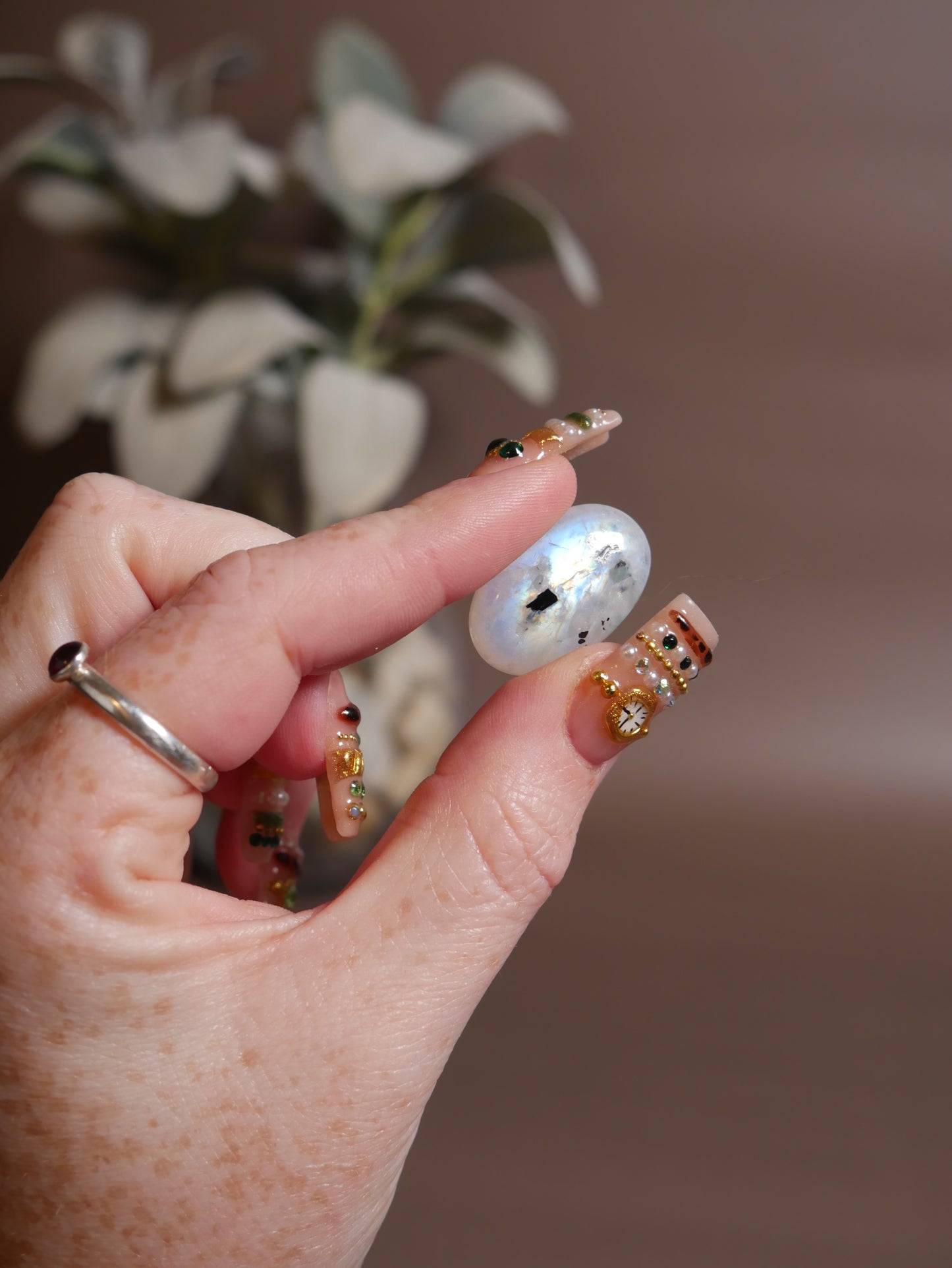 AAA Grade Moonstone Pocket Palm #20