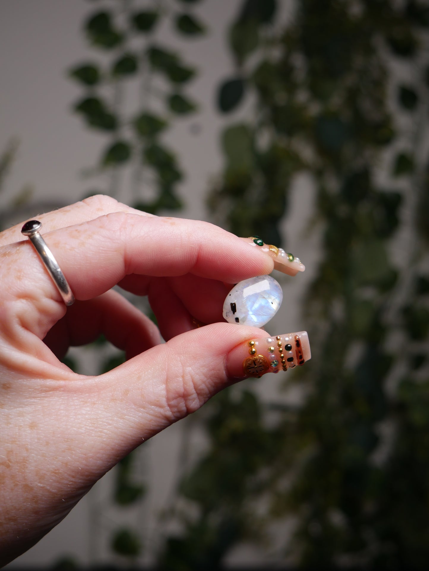 AAA Grade Moonstone Pocket Palm #24