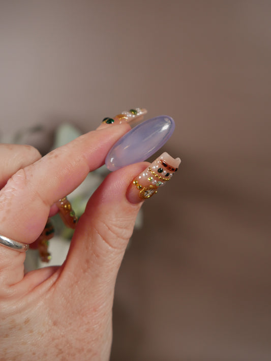 Lavender Moon Quartz Shiva [83h]