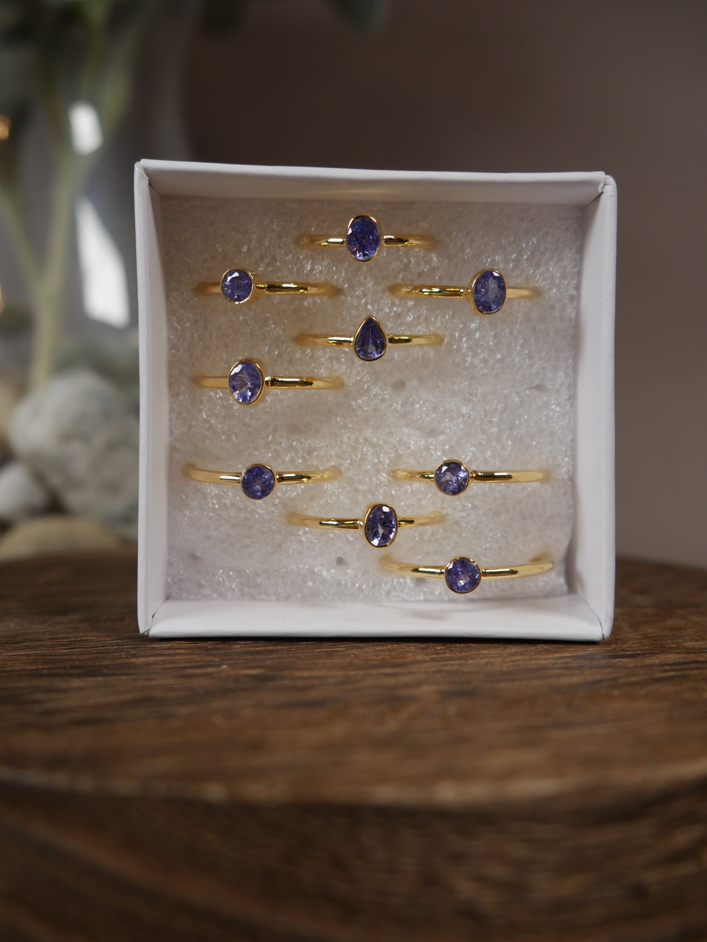 Gold Tanzanite Ring