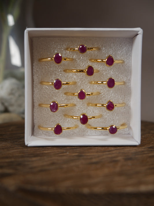 Gold Ruby Ring