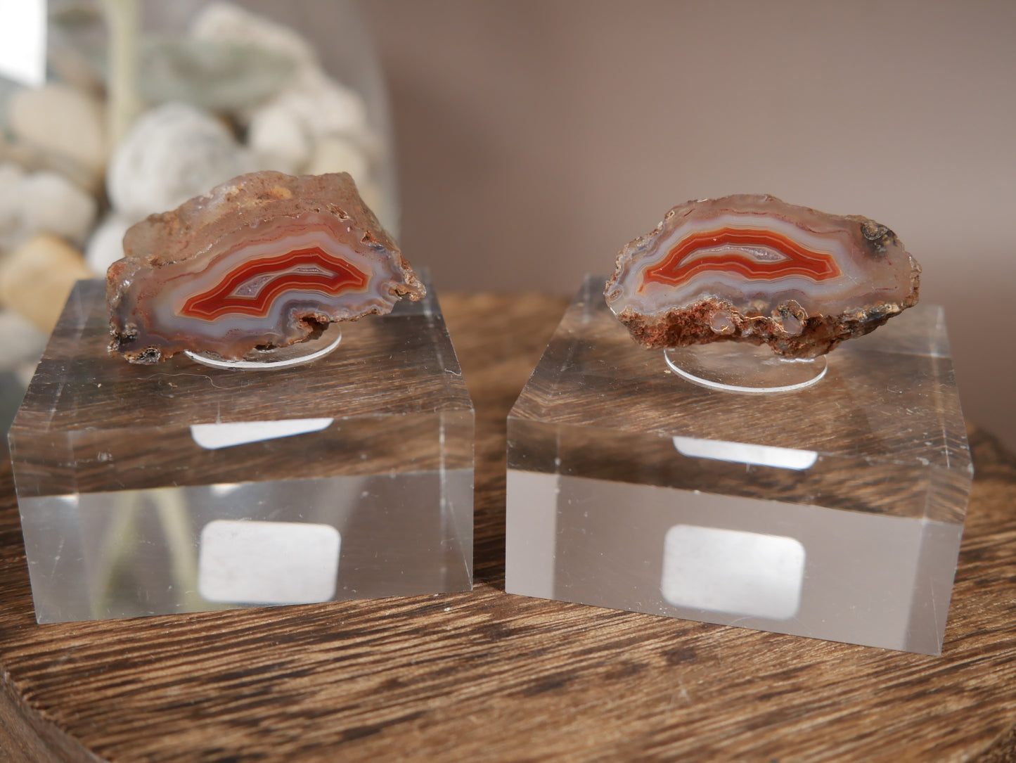 Malawi Candy Agate Set L