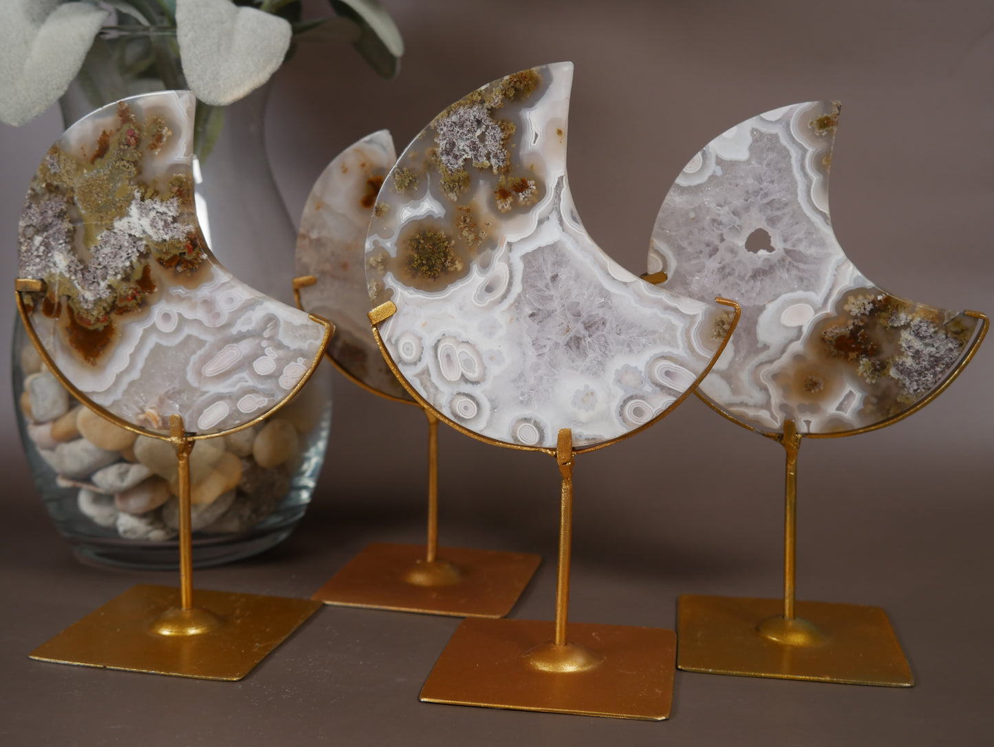 Scenic Moss Agate Moon