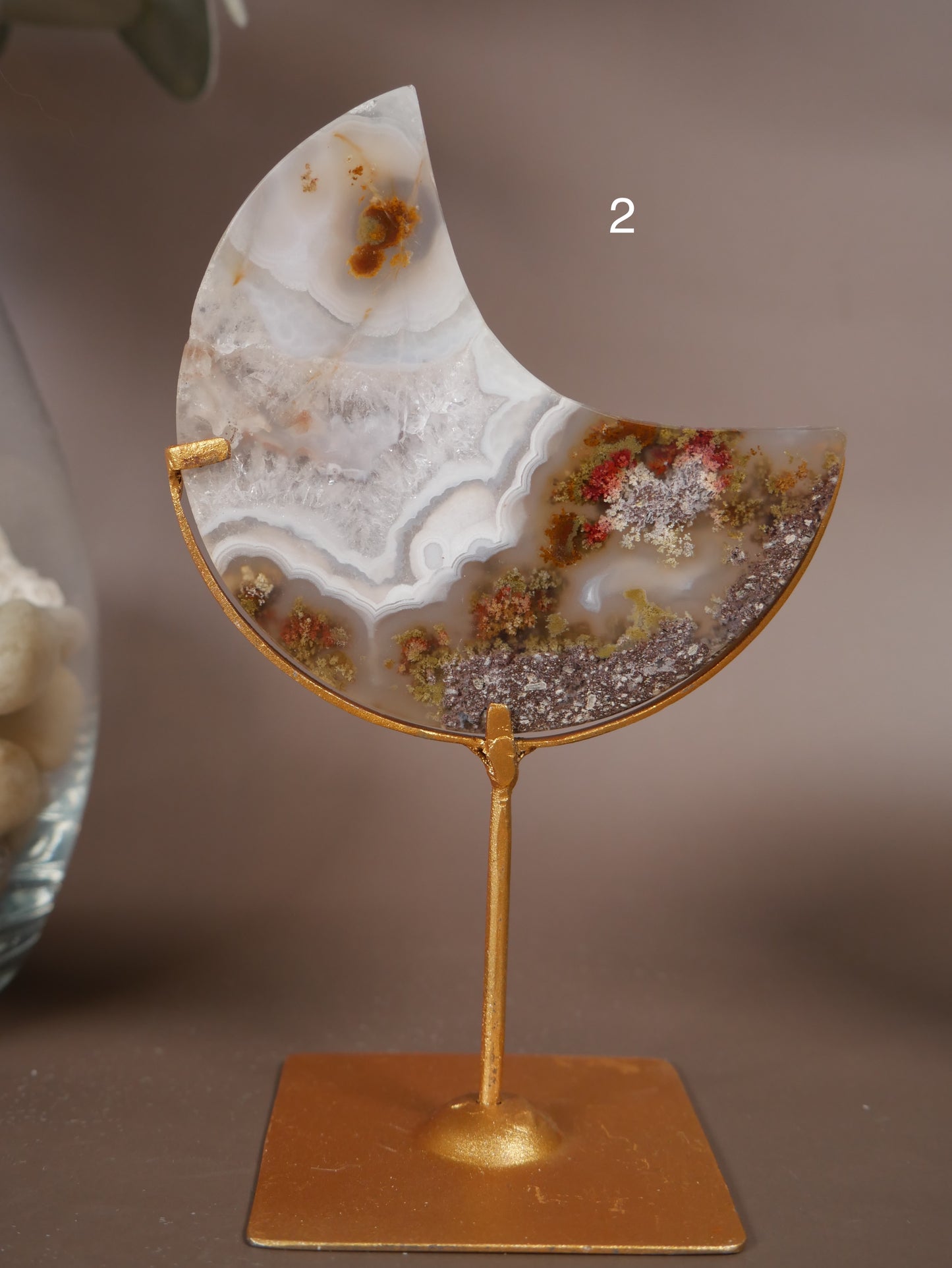 Scenic Moss Agate Moon