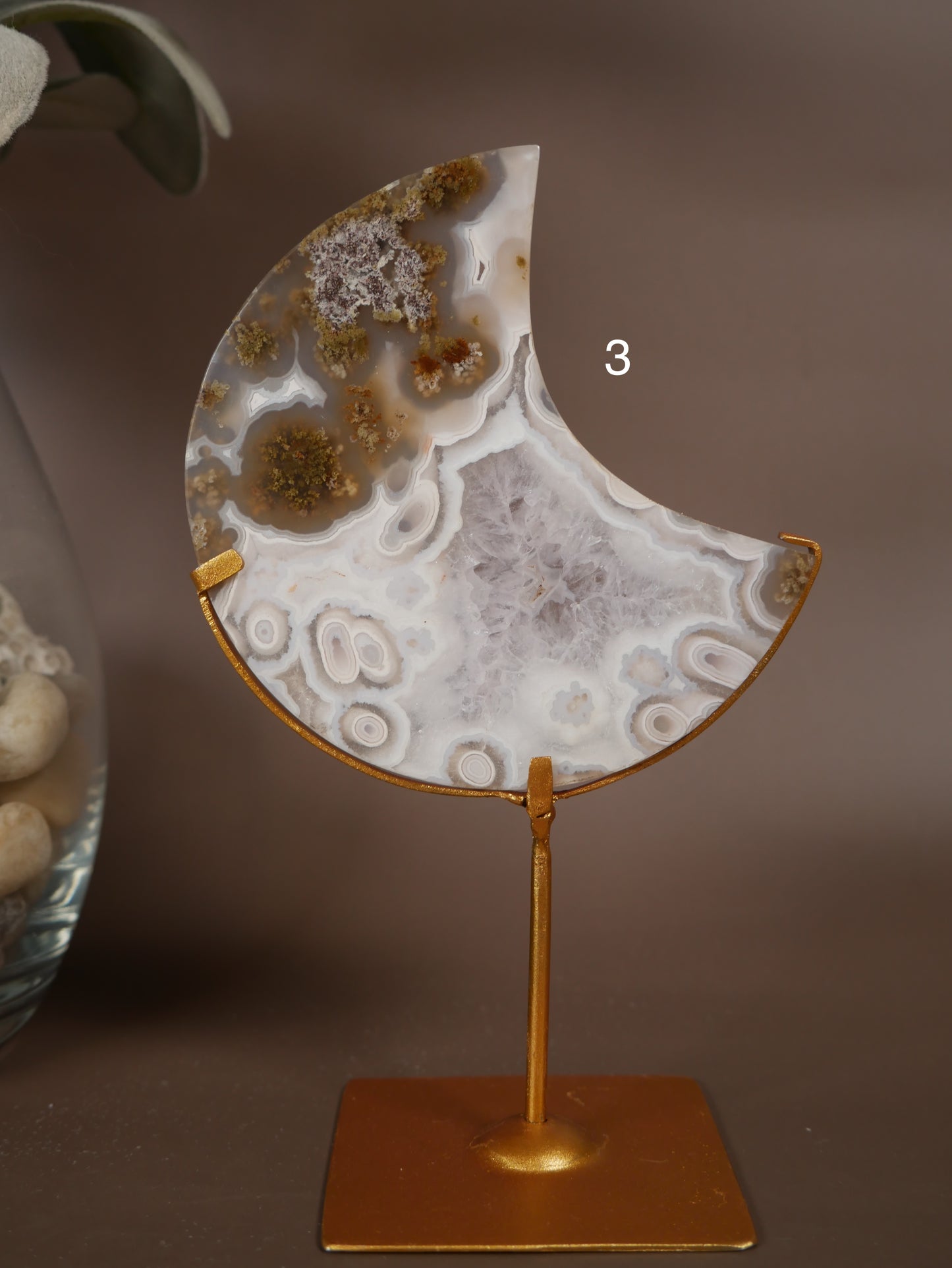 Scenic Moss Agate Moon