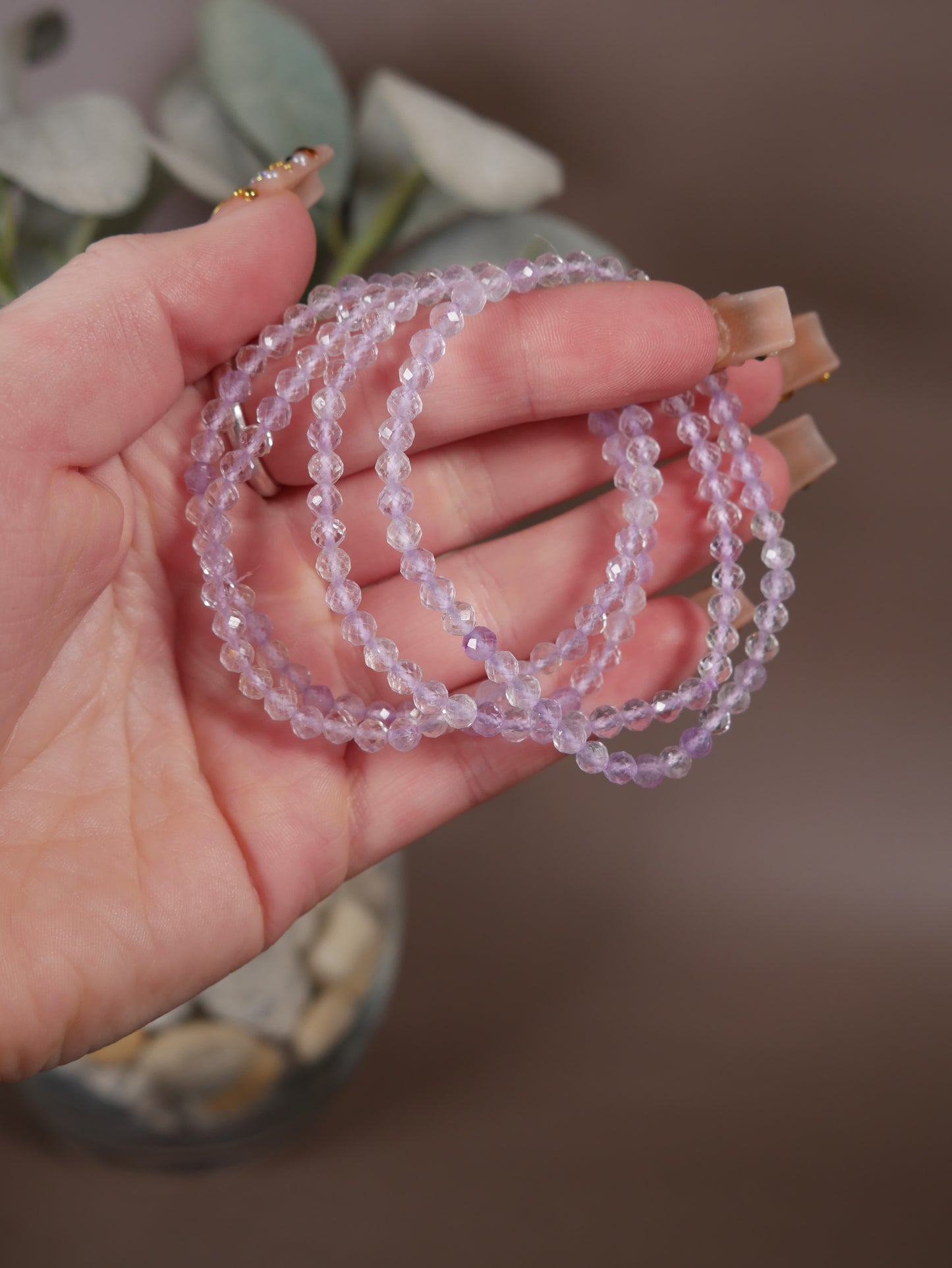 Faceted Lavender Amethyst Bracelet