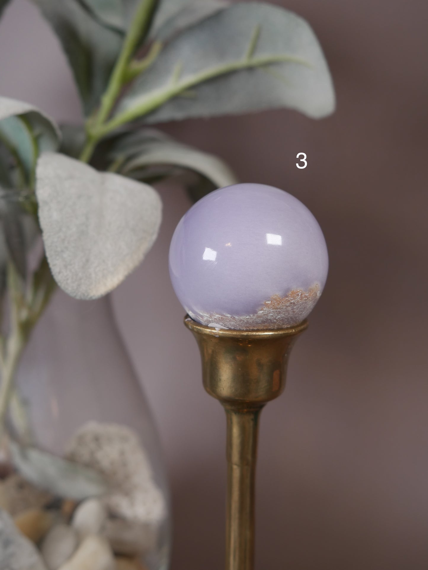 Lavender Fluorite Sphere [various]