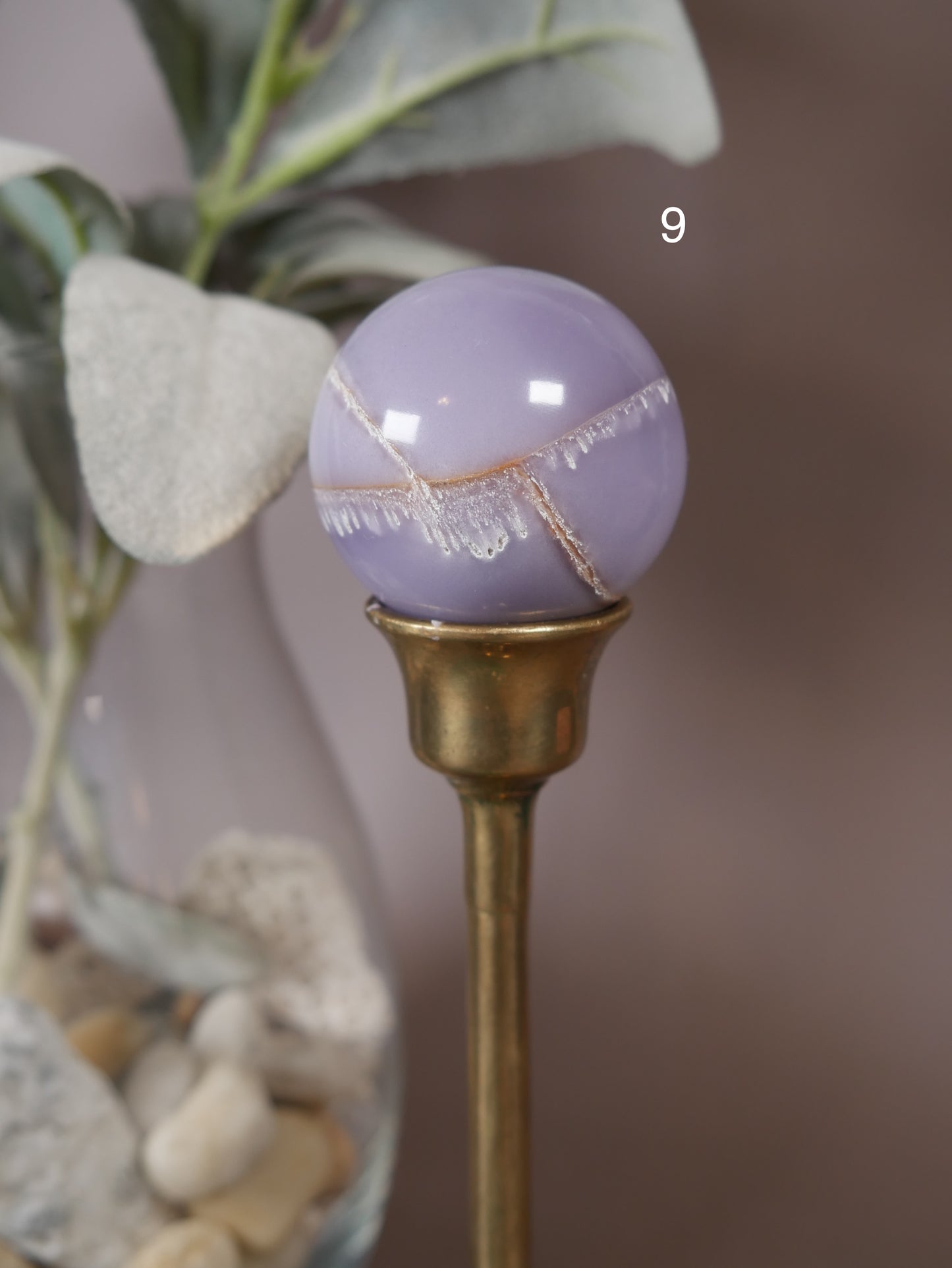 Lavender Fluorite Sphere [various]