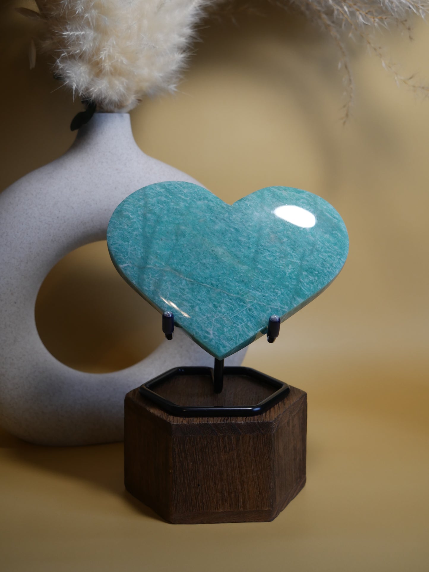Amazonite Heart