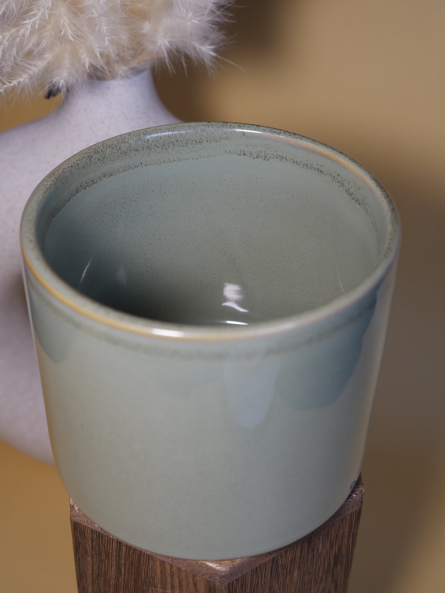 Choose Your Own Candle Scent - Sage Green Ceramic Vessel