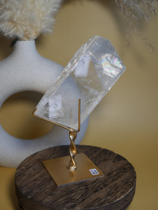 Optical Calcite on Stand #4