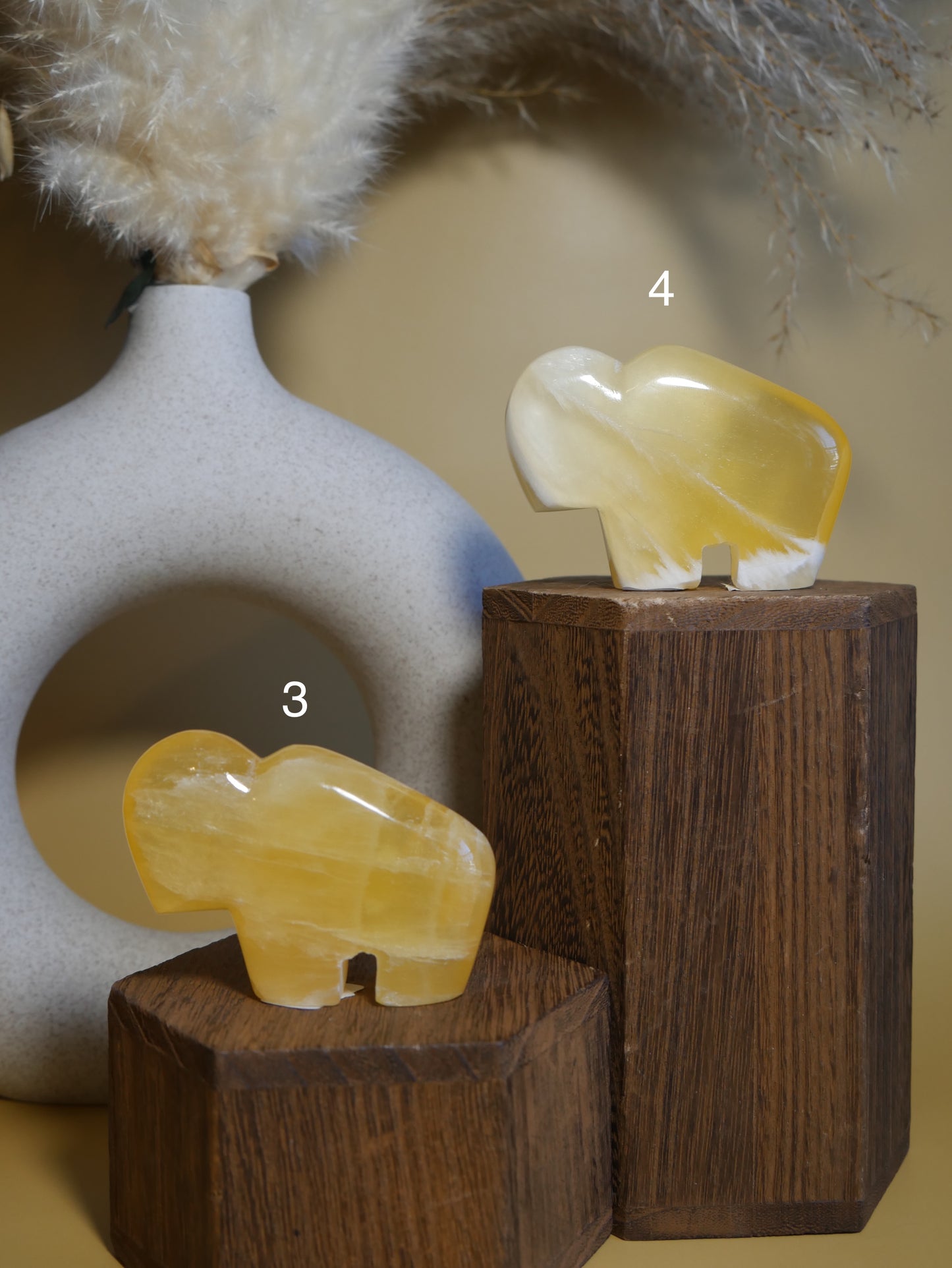 Honeycomb Orange Calcite Buffalo