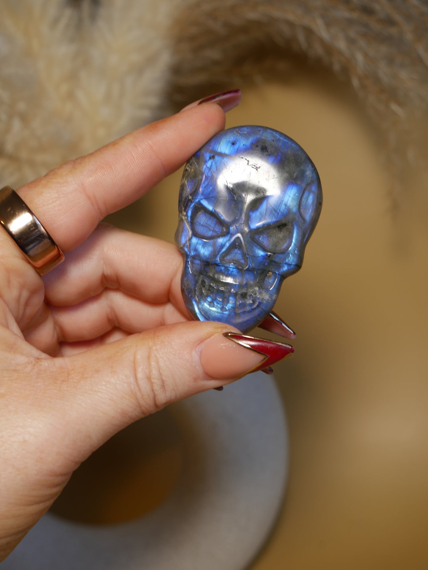 Labradorite Skull #5